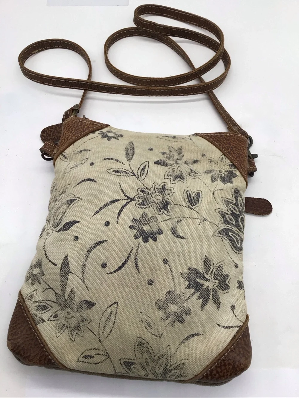 Myra Upcycle Flare Crossbody Bag - Picture 3 of 8